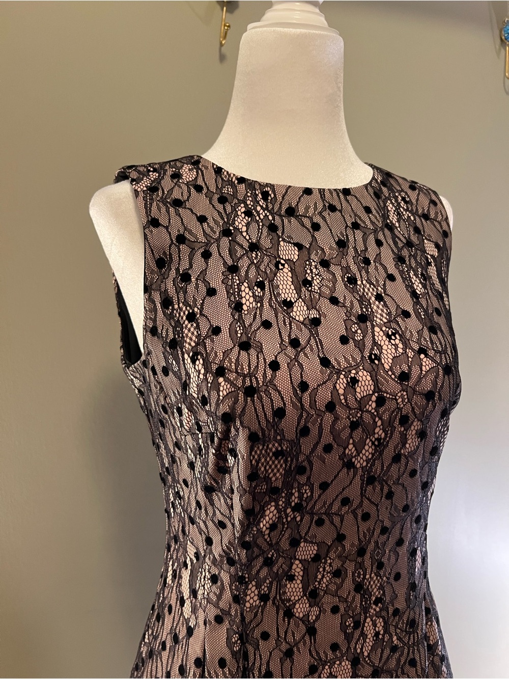 Jason Wu Mauve Lace Midi Dress: - Picture 6 of 9